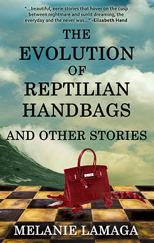 cover art for The Evolution of Reptilian Handbags and Other Stories